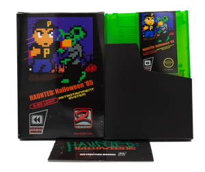 Haunted: Halloween '85 NES Game (Green Cartridge Complete in Box)