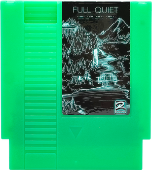 Full Quiet (Regular Edition) NES Game (Green Glow Cartridge Complete in Box)