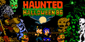 Haunted: Halloween '86 (The Curse of Possum Hollow) NES Game (Orange Cartridge Complete in Box)