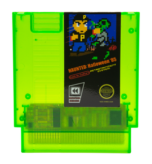 Haunted: Halloween '85 NES Game (Green Cartridge Only)