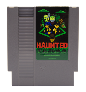 Haunted: Halloween '86 (The Curse of Possum Hollow) NES Game (Gray Cartridge Complete in Box)