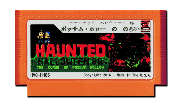 Haunted: Halloween '86 (The Curse of Possum Hollow) NES Game (Famicom Cartridge Only)