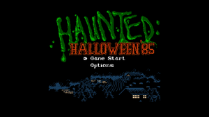 Haunted: Halloween '85 NES Game (Green Cartridge Only)